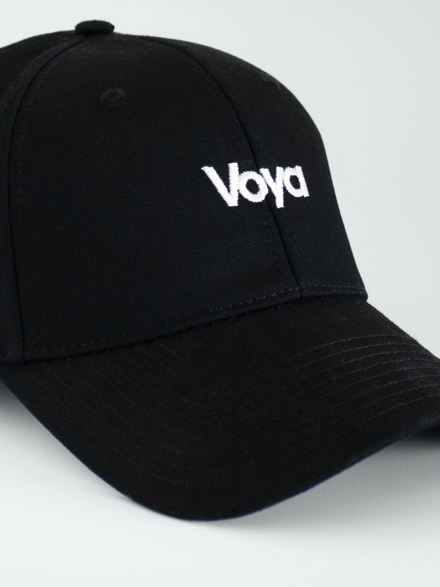 STRUCTURED CLUB CAP - BLACK